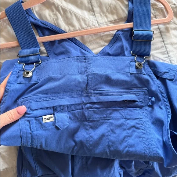 Duluth Trading Co Periwinkle Blue Women's Garden Overalls - large - Picture 7 of 7